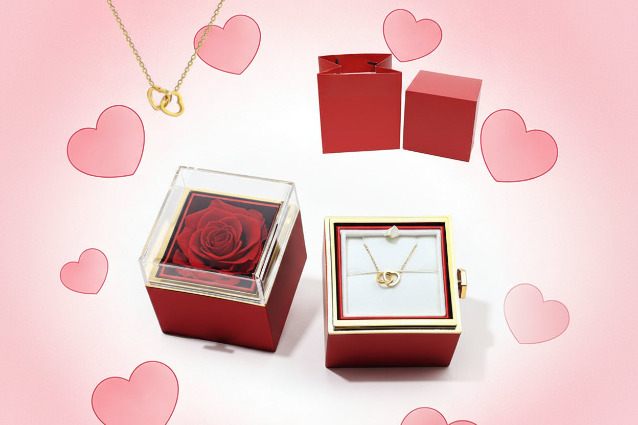 Brivelle Rose Gift Box Necklace