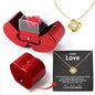 Brivelle Heart Rose Necklace box